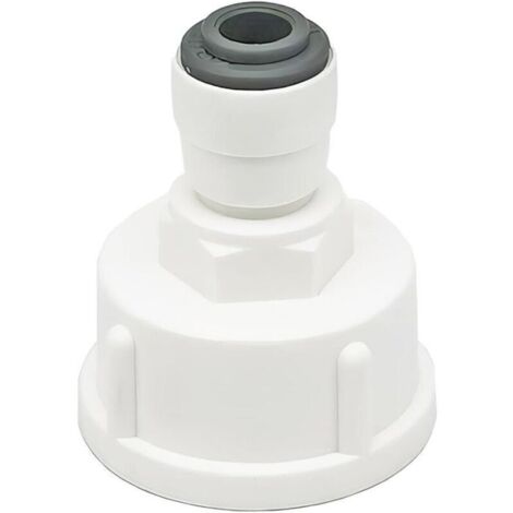 Raccord eau frigo connecteur rapide 1/4' femelle 3/4' – POM haute résistance – Installation rapide sans outil – Compatible systèmes filtration