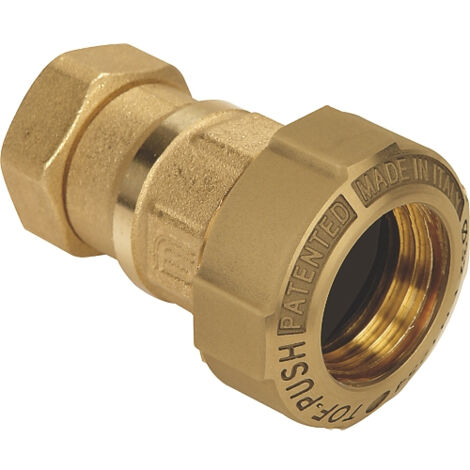Raccord écrou priconnier laiton à visser PER F - 25mm 3/4' (20x27mm) - Effebi