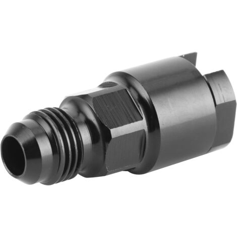 Raccord EFI à déconnexion rapide, adaptateur droit enfichable-6AN mâle à 5/16 pouces pour conduite d'huile/carburant/eau/fluide/air