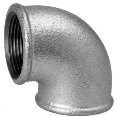 Raccord en fonte malléable coude 2’’ FF/FF