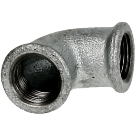 Raccord en fonte malléable coude 3/8’’ FF/FF