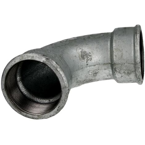 Raccord en fonte malléable coude court 2’’ FF/FF