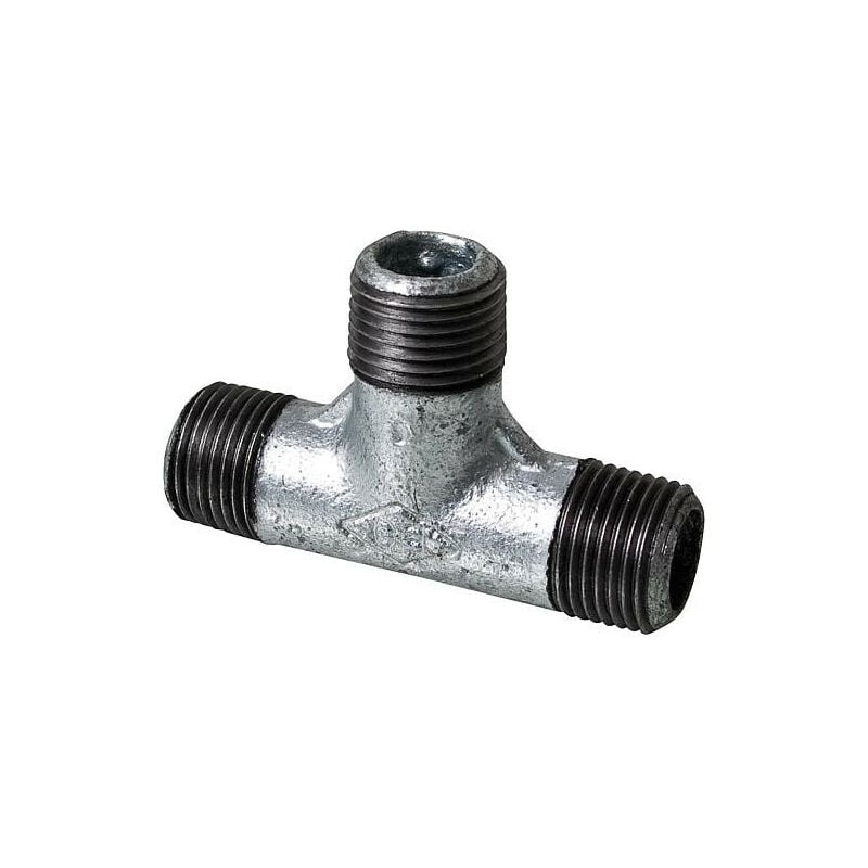 Banyo - Raccord en fonte malleable galva Nr.135 piece en t male/male/male diam. 3/4'
