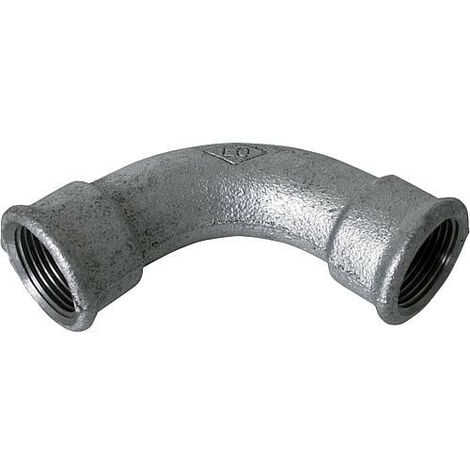 Raccord en fonte malleable galva Nr.2 coude long fem/fem diam. 2"