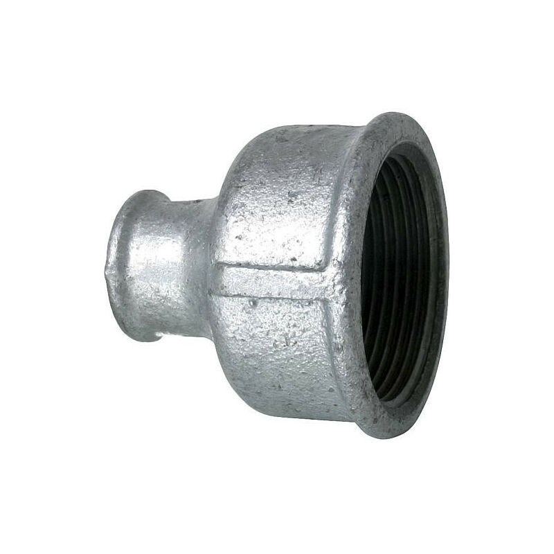 Raccord en fonte malleable galva Nr.240 manchon de reduction diam. 3" x 2 1/2"