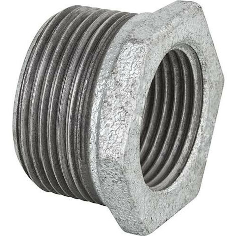 Raccord en fonte malleable galva Nr.241 nipple de reduction diam. 4" x 3"