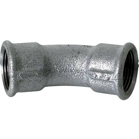 Raccord en fonte malleable galva Nr.41 coude long fem/fem 45° diam. 1 1/4"