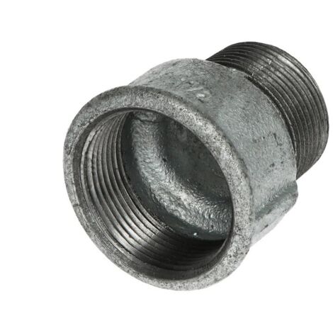 Raccord en fonte malléable manchon réduit 1 1/2’’ x 1 1/4’’ FF/FM