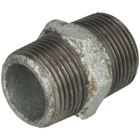 Raccord en fonte malléable nipple double 2 1/2’’ FM/FM