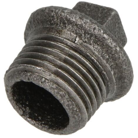 Raccord en fonte malléable noir bouchon 3/4'' FM