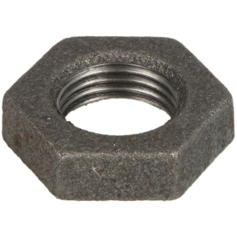 Raccord en fonte malléable noir contre-écrou 3/8’’ FF