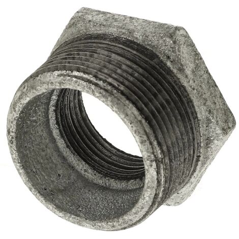 Raccord en fonte malléable réduction 1 1/2’’ x 1’’ FF/FM