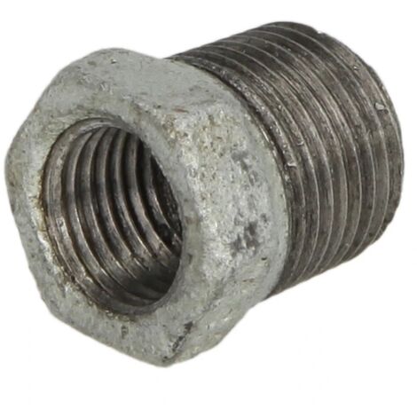 Raccord en fonte malléable réduction 1/2’’ x 3/8’’ FM/FF