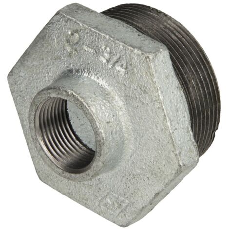 Raccord en fonte malléable réduction 2’’ x 3/4’’ FM/FF
