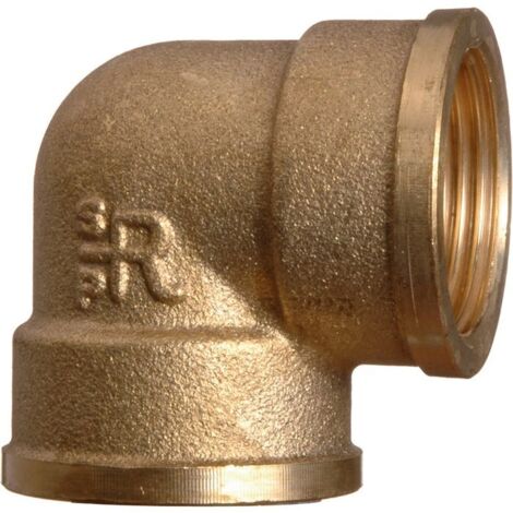Raccord en laiton coudé à 90° à visser femelle 1/2''