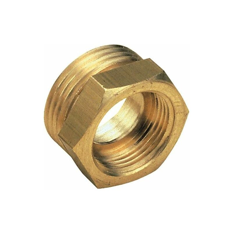 Raccord en laiton Mamelon reduit M 1" 1/2 - F 3/4"