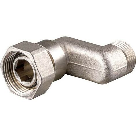 Raccord en S DN15 (1/2") mâle x 5/8" écrou chapeau, 60mm
