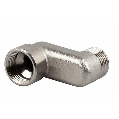 Raccord en S DN15 (1/2") mâle x DN (3/8") femelle, 20mm