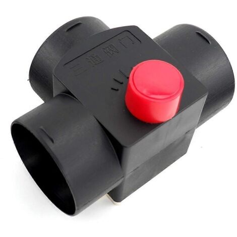 Raccord en T pour conduit de ventilation, raccord de tuyau d'échappement, noir