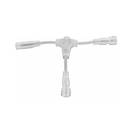 raccord en t souple - pour système raccordable - blanc - festilight 90225-w-z