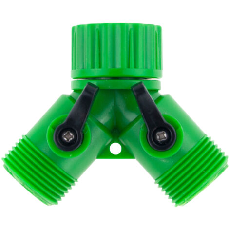 Raccord en T TG53510 pour tuyau d'arrosage 3/4 + vannes