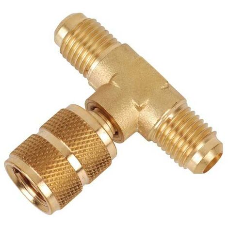 Raccord en Té 1/4 FL-M x 1/4 FL-M x 1/4 FL-F