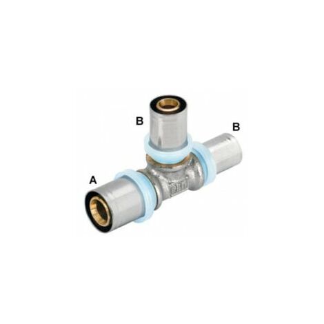 Raccord en Té - A sertir - 26x3 - 20x2 - RBM - 8512070
