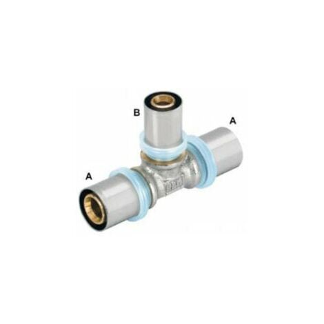 Raccord en Té - A sertir - 32x3 - 20x2 - RBM - 8512040