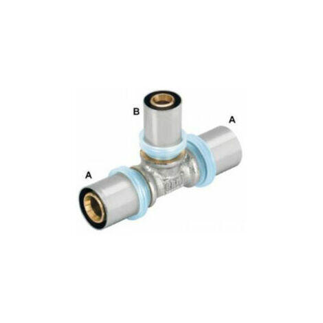 Raccord en Té - A sertir - 32x3 - 26x3 - RBM - 8512600