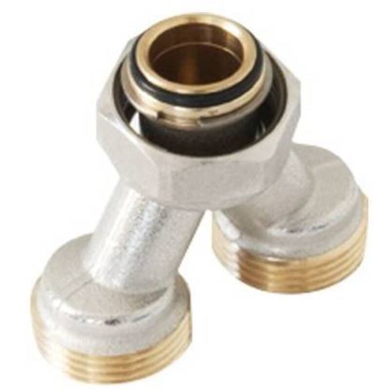 Tiemm - Raccord en y avec pivot et connexions 3/4'x18 e