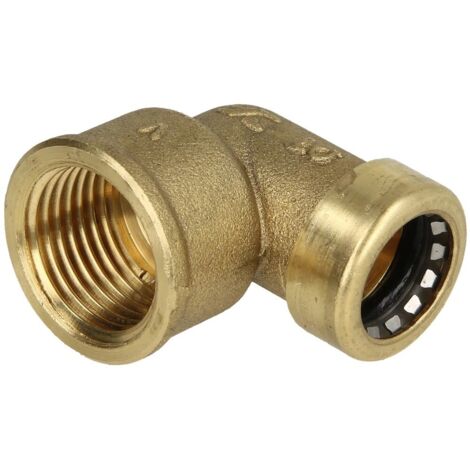 Raccord enfichable Tectite Sprint équerre F/FF 15 mm x 1/2’’