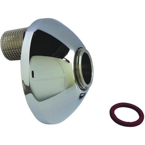 Somatherm – Raccord excentré laiton chromé 21mm – Entrée mâle 15/21 – Sortie mâle 20/27 – Installation horizontale robinetterie sanitaire