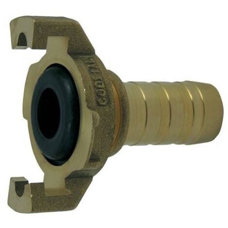 Raccord Express à queue cannelée usinée à collerette avec joint - Ø 11mm