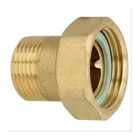 Raccord F3/4''-M1/2'' pour vanne thermostatique eau chaude