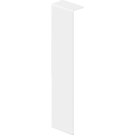 Raccord FCI pour plinthes FC en acier 10cm x 2cm x 1cm - blanc mat