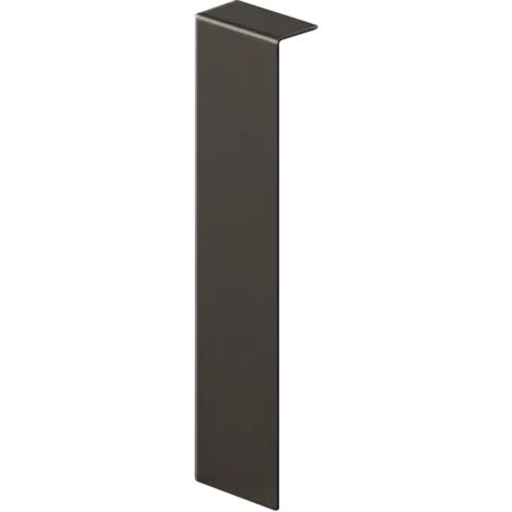 Raccord FCI pour plinthes FC en acier 6cm x 2cm x 1cm - noir mat