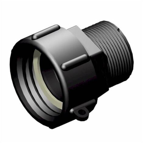 Raccord femelle 2" S60x6 - male 1-1/2" filetage gaz