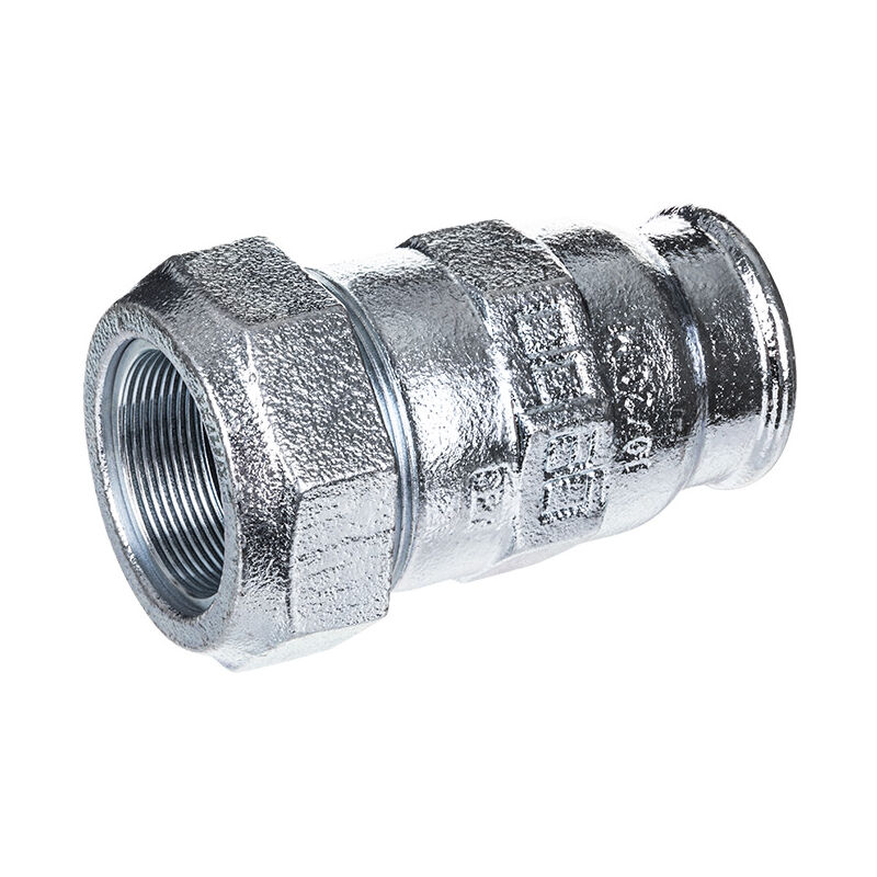 Gebo - Raccord à compression Femelle fonte malléable galvanisée 2'