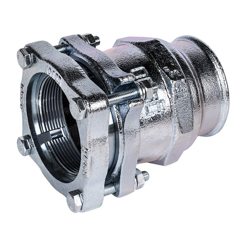 GEBO Raccord à compression Femelle fonte malléable galvanisée 3"