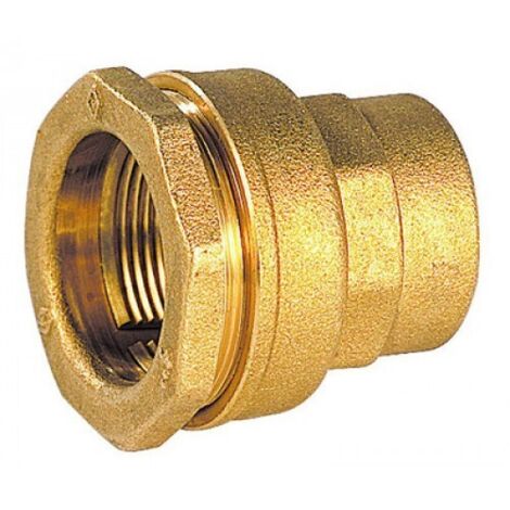 Raccord femelle. Diamètre du tube Ø34, raccord 1 "F Caleffi 890634  1"F - Ø 34