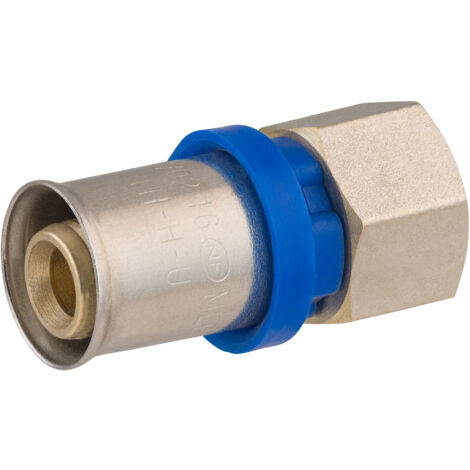 Raccord femelle fixe à sertir pour tube multicouche  NOYON & THIEBAULT F12x17 - Ø16