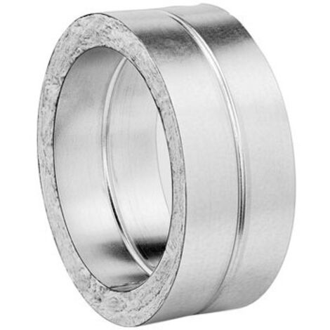 Raccord femelle galva isol D100mm Ep. Isolation25mm NATHER 506364