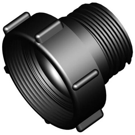 Raccord femelle M80x3 – Male S60x6 – Filetage plomberie – Conversion pour systèmes de tuyauterie – Installation facile – CPP
