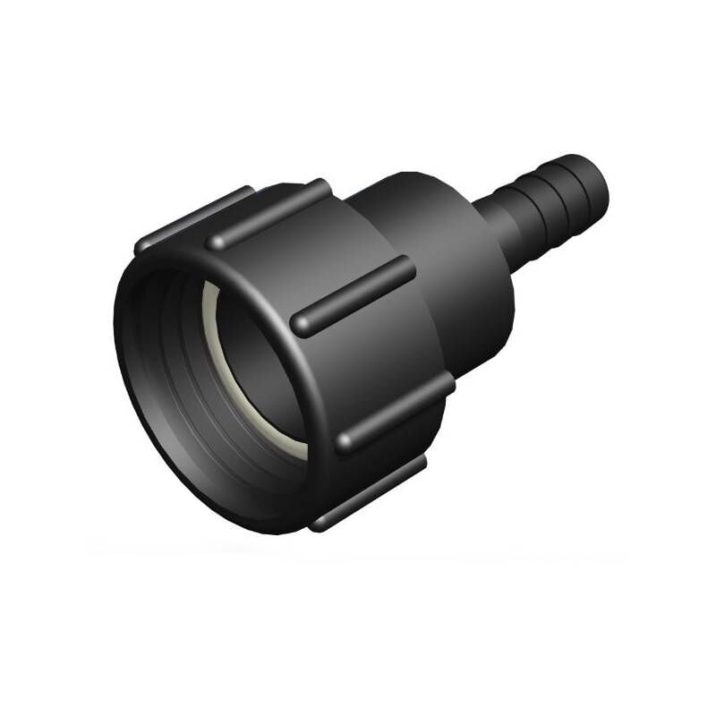 CPP - Raccord femelle S60x6 - male cannelé droit 19mm