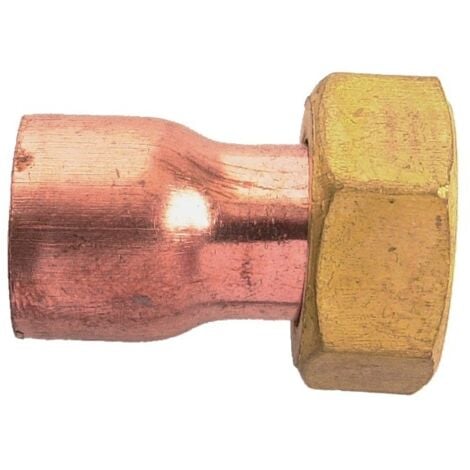 BANYO Raccord fer-cuivre 2 pièces douille cuivre 359GCL - 1/2" - 14 mm - DUMONT
