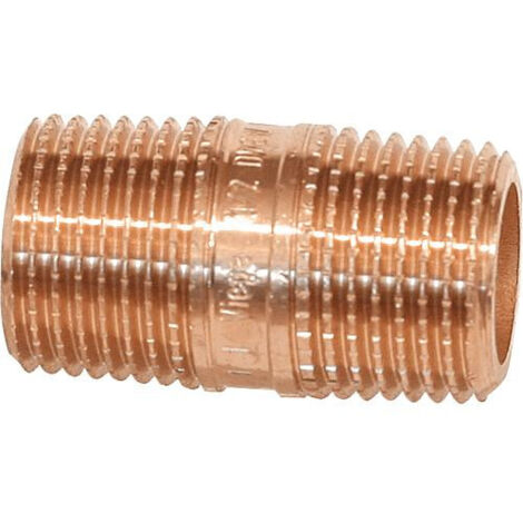 Raccord filete en bronze Nipple double filete type 3530 3/4" x 60mm