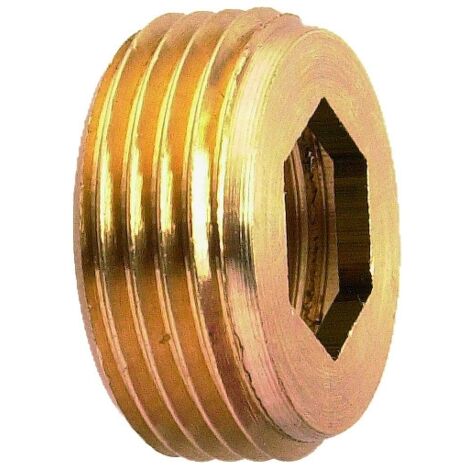 raccord fileté en laiton réduction male/femelle avec butée male 1" fem 3/4"