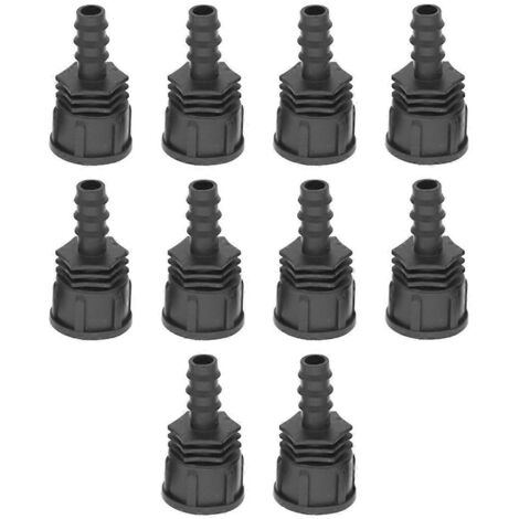Raccord fileté mâle 3/4" vers embout cannelé pour tuyau d'arrosage, 16 mm
