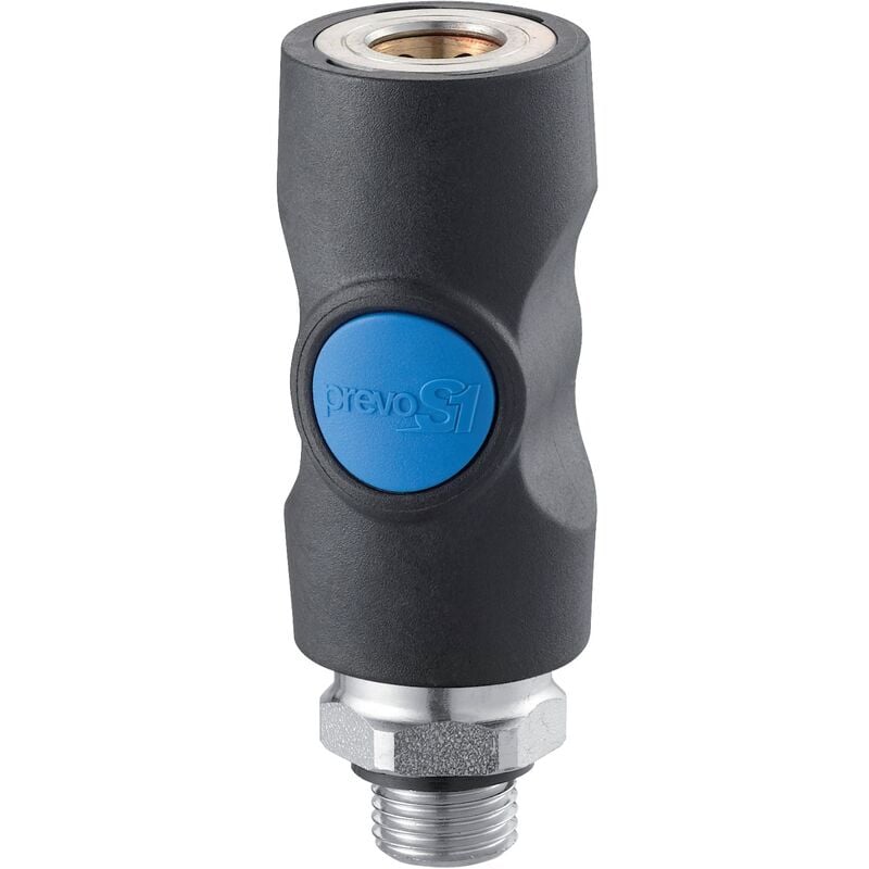 Prevost - Raccord fileté PREVOS1 mâle cylindrique avec joint d'étanchéité 1/4 isi 061151