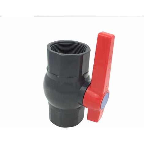 Vanne à coller 40mm 11/4 double union démontable PVC Pression PN16 Vanne à  boisseau/arrosage ou piscine